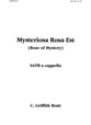 Mysteriosa Rosa Est SATB choral sheet music cover